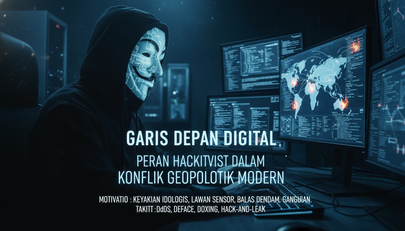 Garis Depan Digital: Peran Hacktivist dalam Konflik Geopolitik Modern